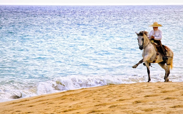 Cabalgata en la playa